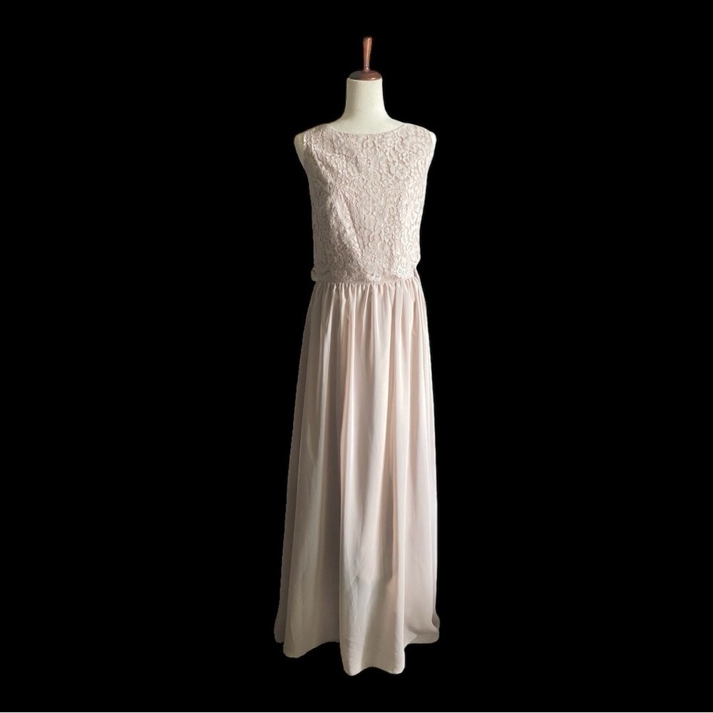 NWT-CHRISTINA WU-TWO PIECE TAUPE FORMAL SET-SIZE 10